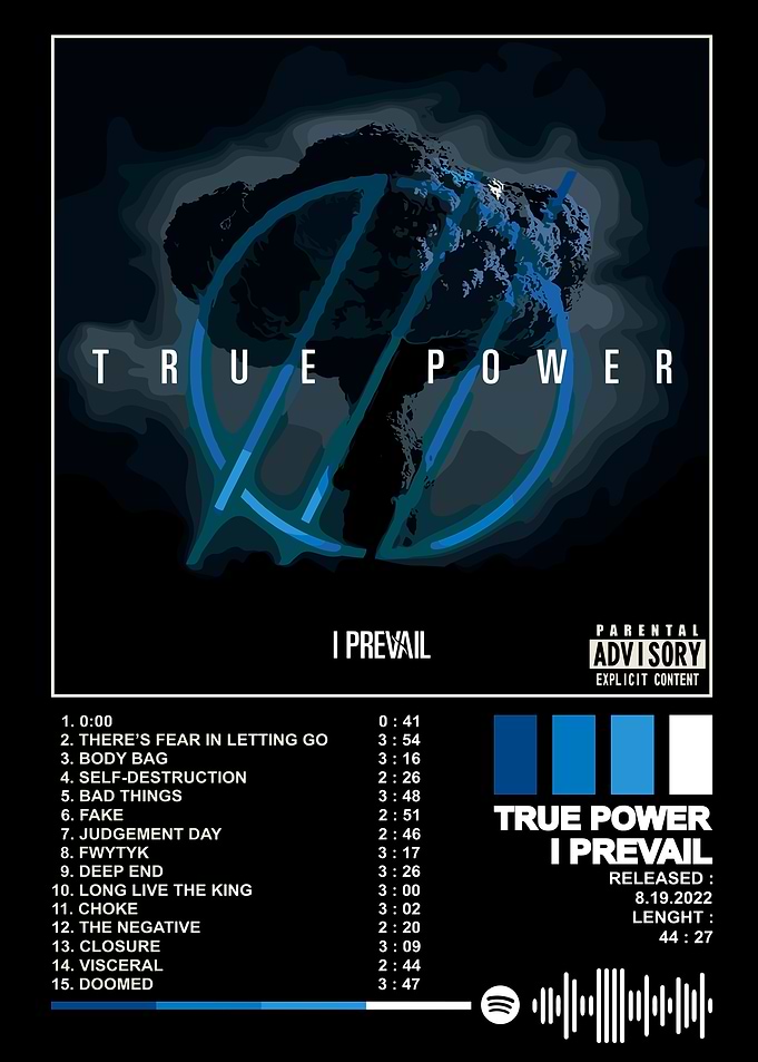 I Prevail - True Power Album Art