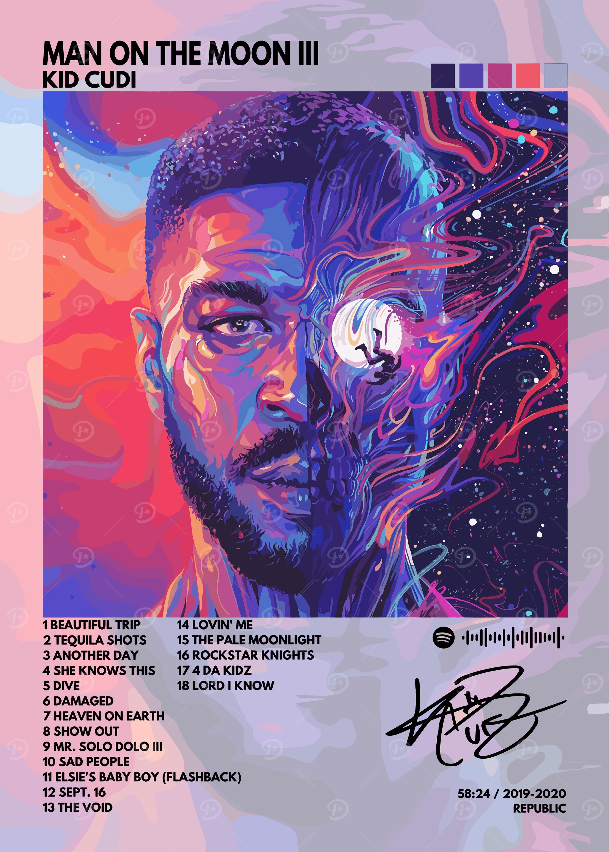 Man on the Moon 3 Album Art