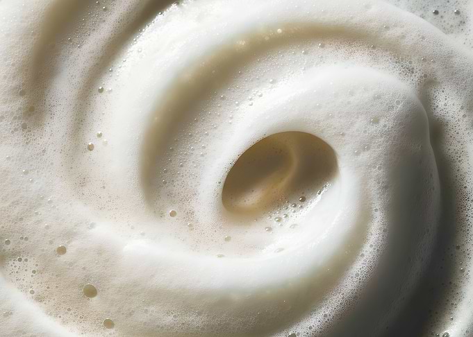 Swirling White Foam Texture