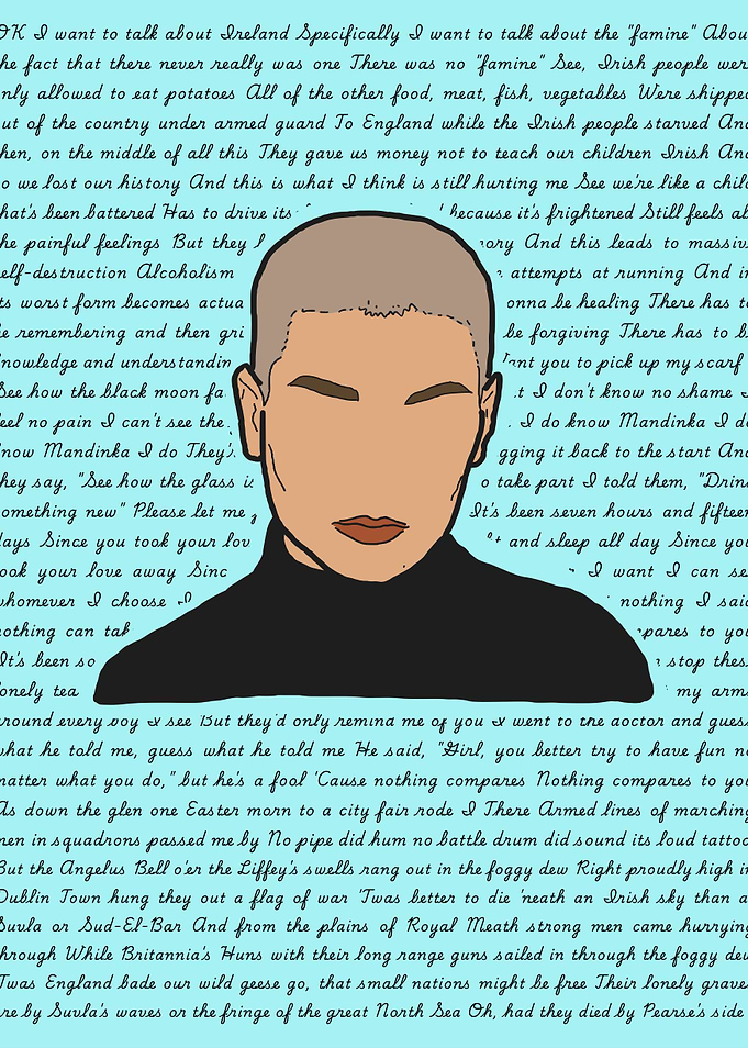 Lyrics Portrait Sinéad O'Connor