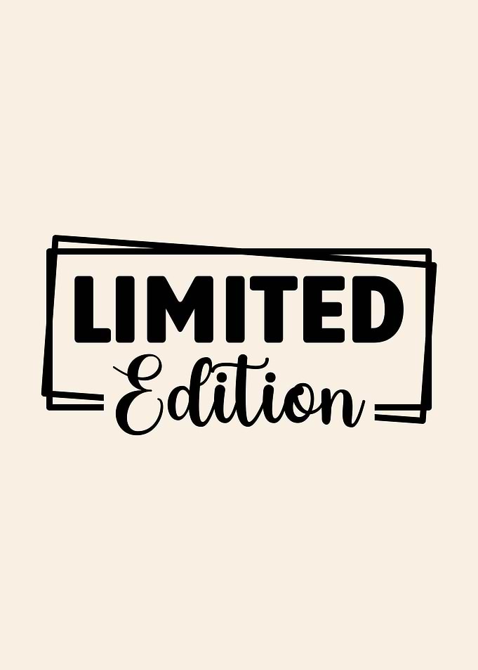 Limited Edition Text Graphic