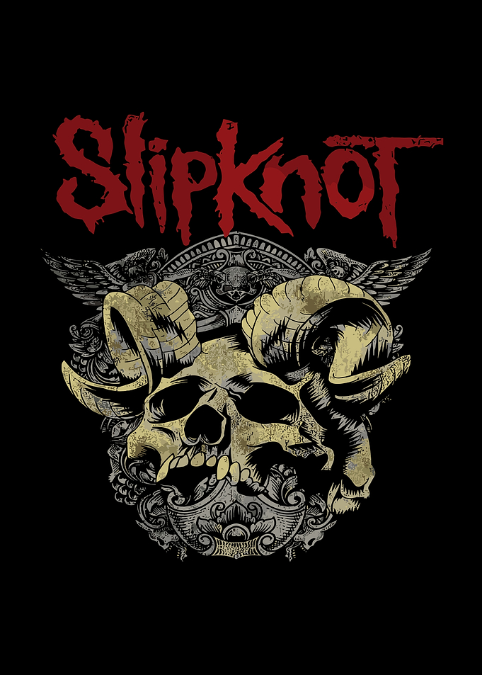 Slipknot Skull with Horns