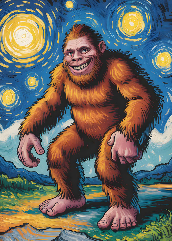 Cute Bigfoot