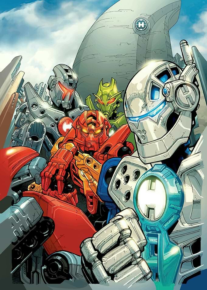 Bionicle Team Comic Art