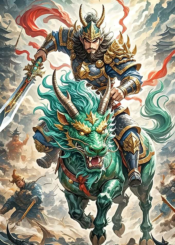 Warrior dragon-like creature