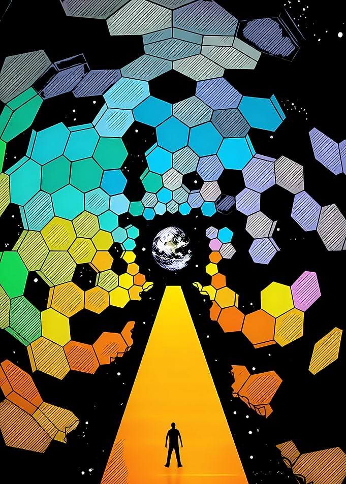 Muse Hexagonal Tunnel to Earth