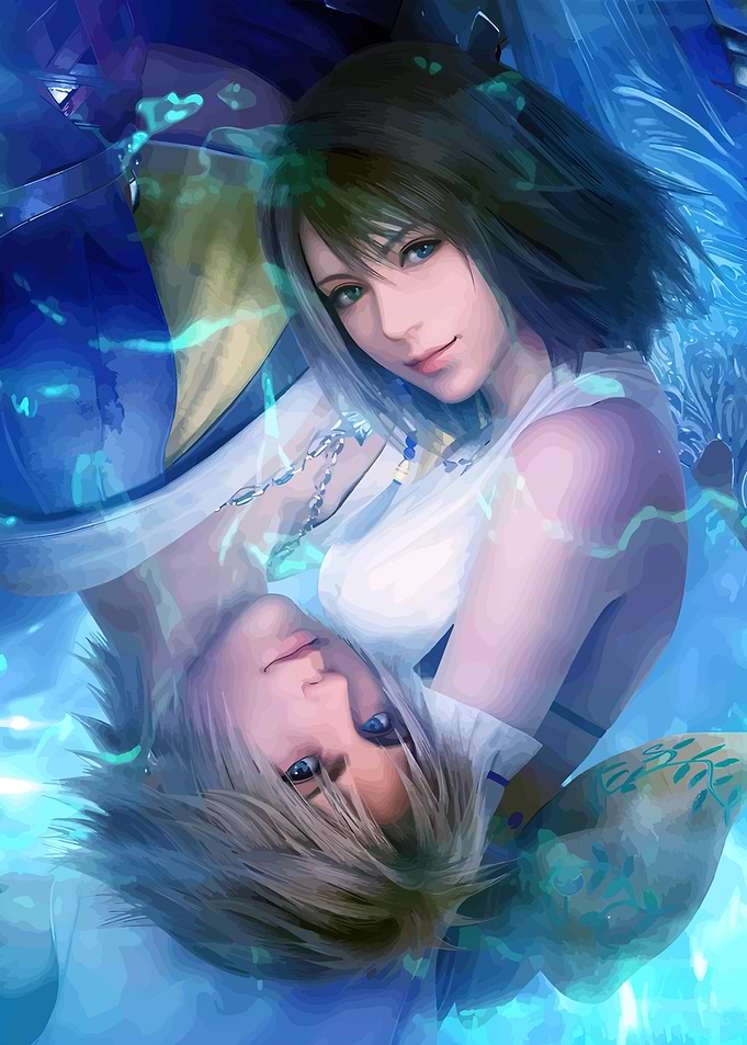 Yuna and Tidus Final Fantasy X