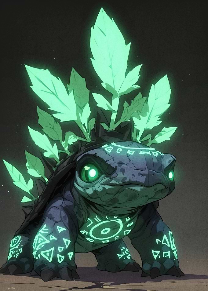 Glowing Turtle Plants