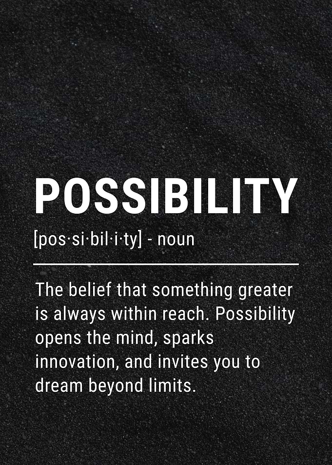 Possibility Definition