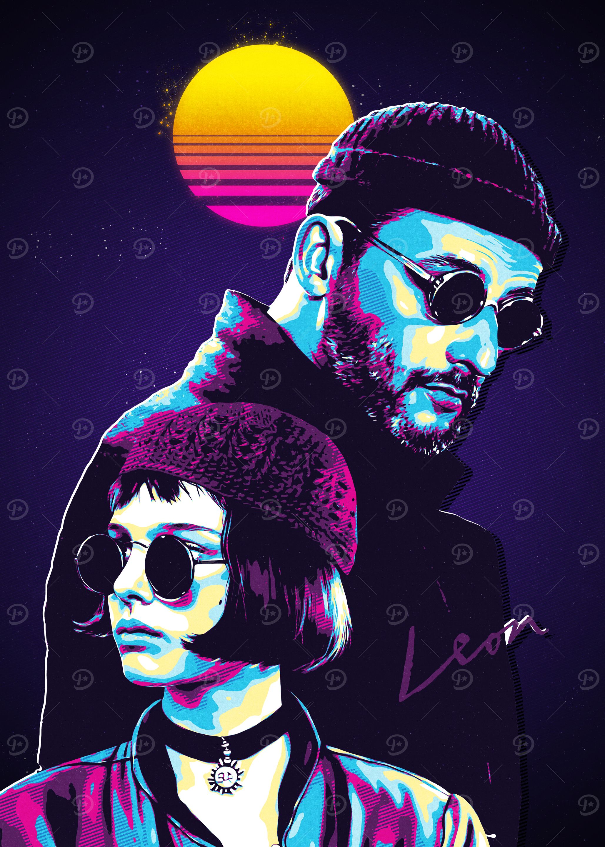 Léon: The Professional Retro Art