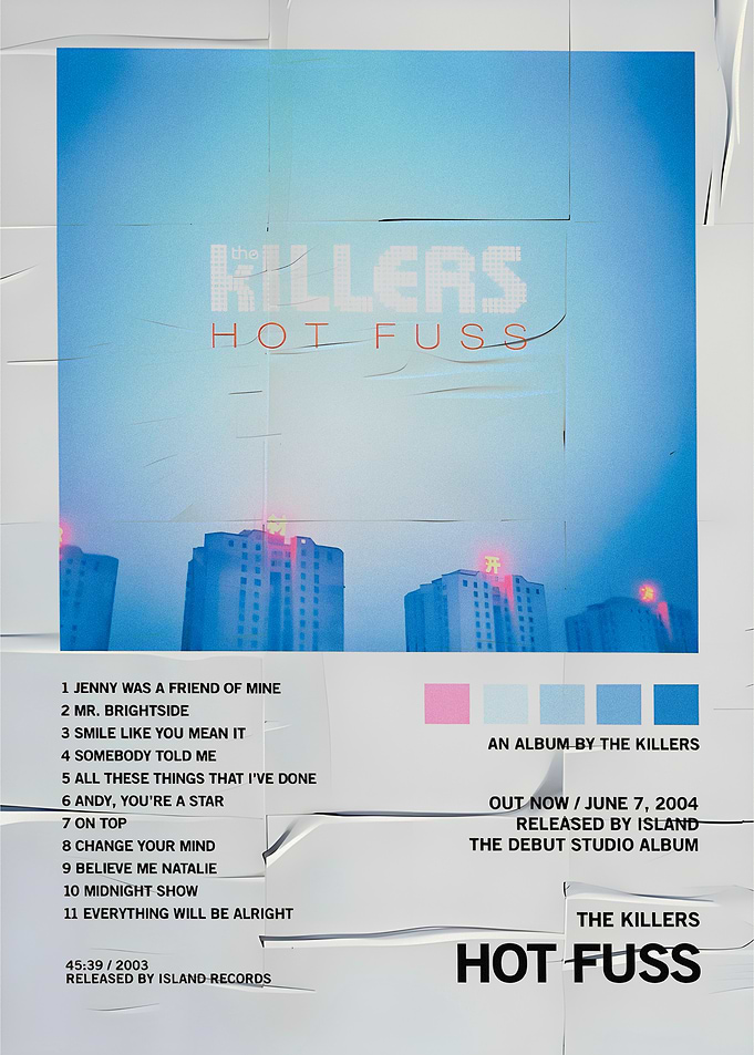 The Killers - Hot Fuss Album Cover