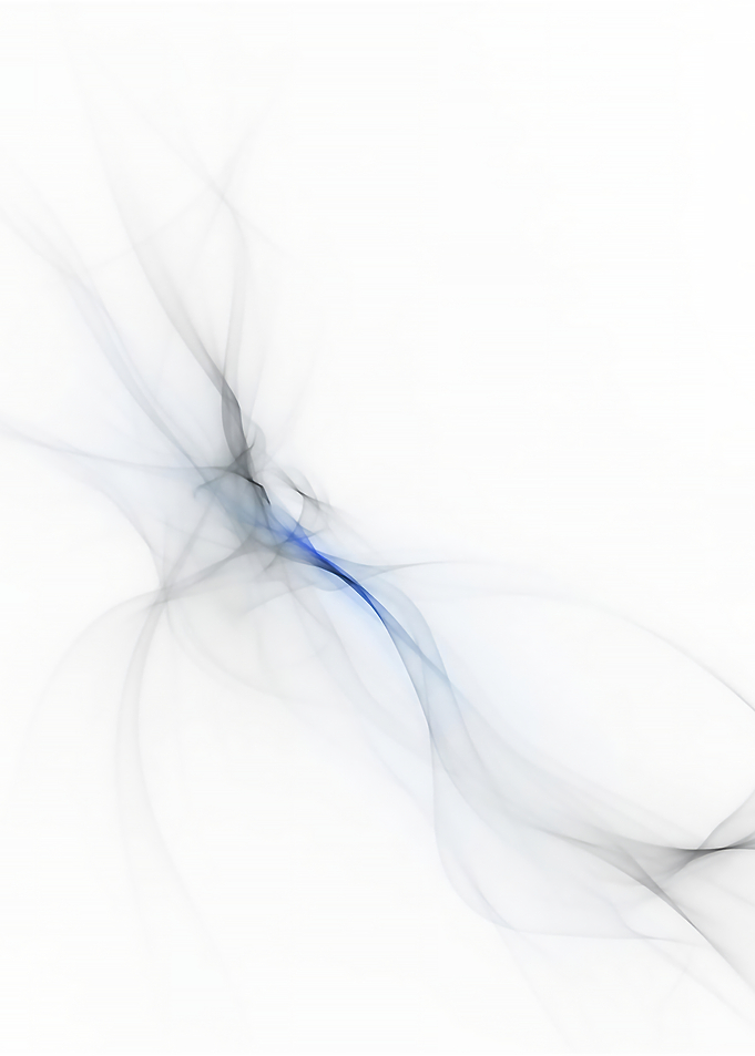 Abstract Smoke Design on White Background