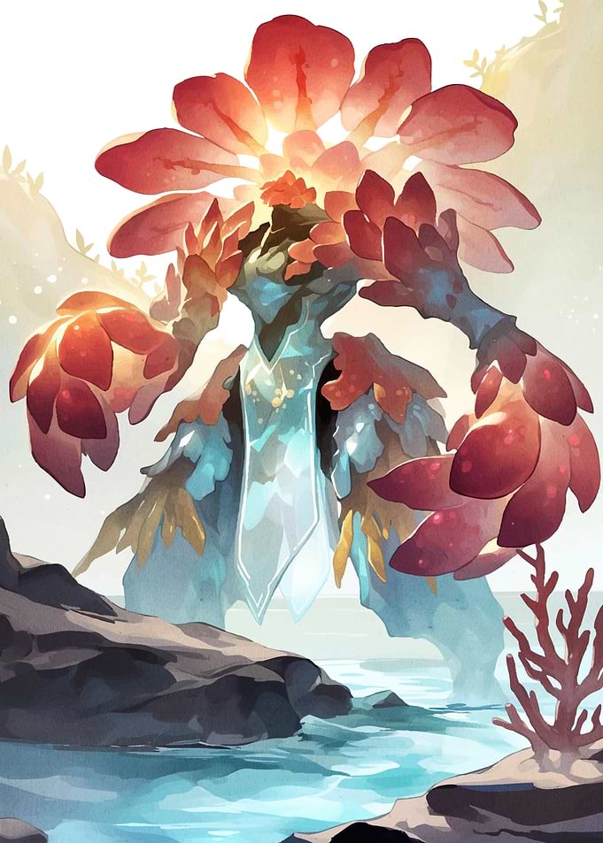 Floral Creature Sea