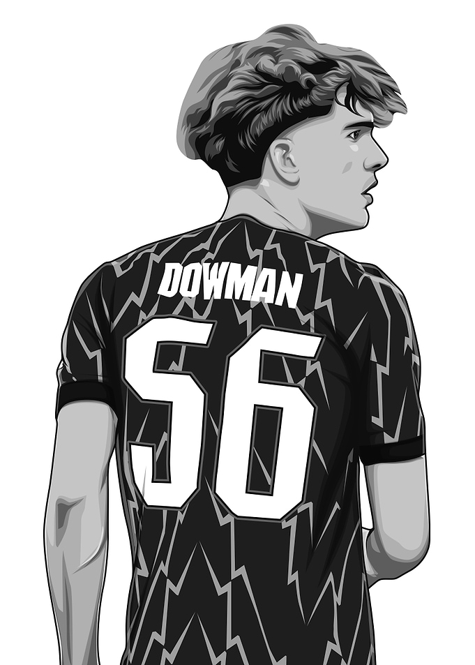 Max Dowman Black and White Version