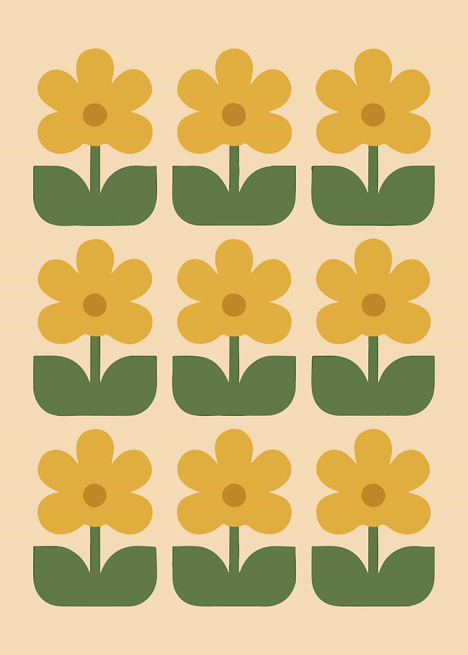 Retro Floral Pattern