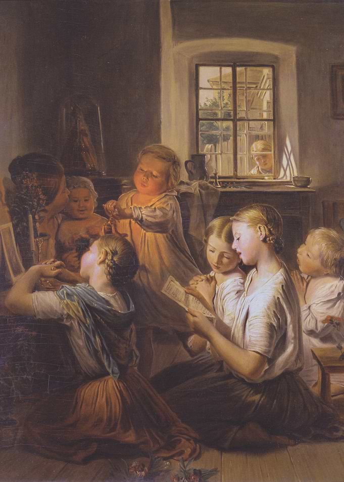 Children's Evening Prayer Painting