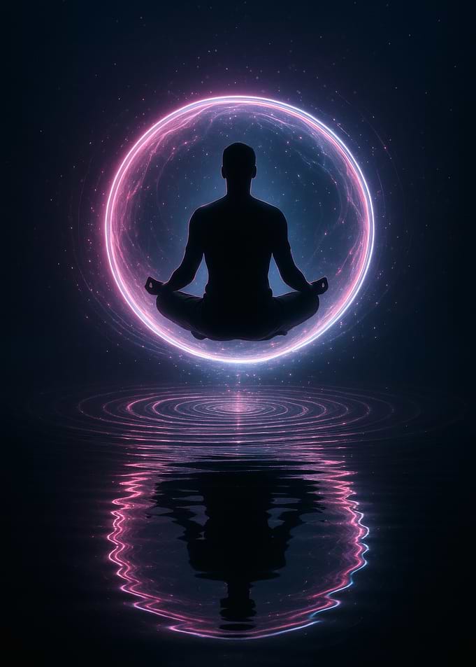 Ascension Within the Neon Lotus
