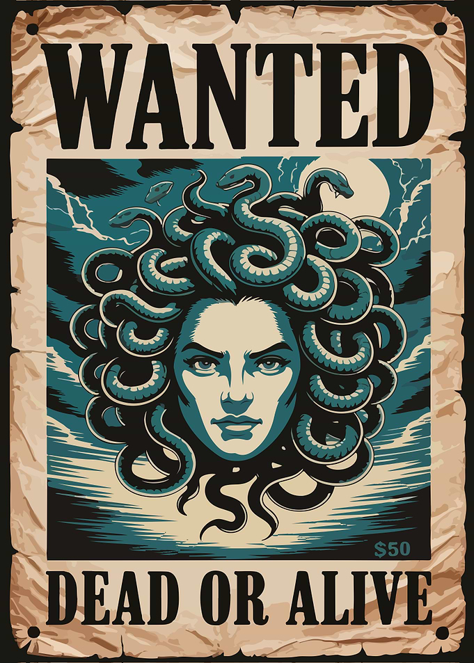 Medusa Wanted Poster