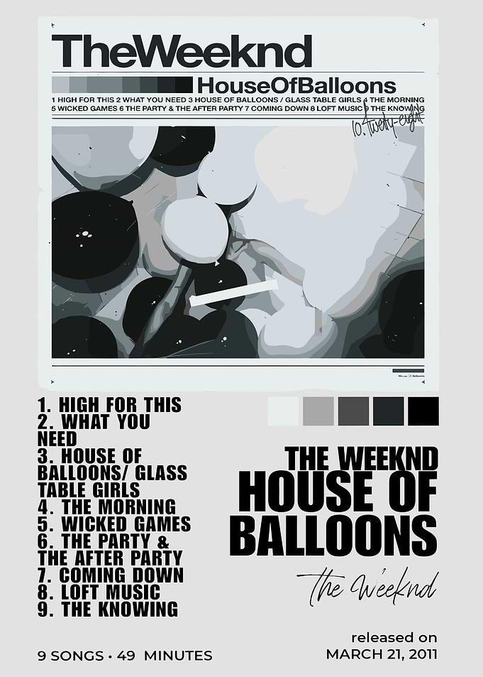 The Weeknd - House of Balloons Album