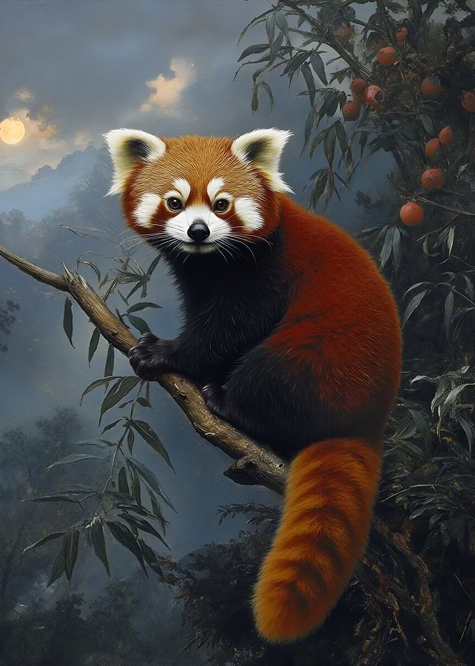 Red Panda on Branch
