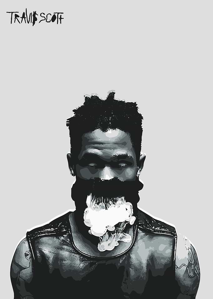 Travis Scott with Smoke