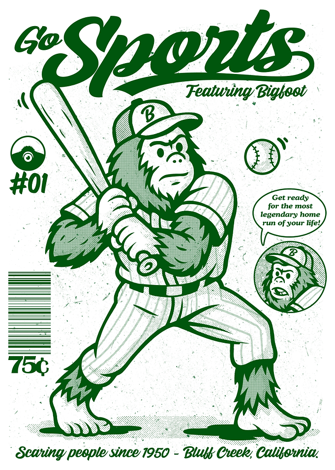 Go Sports Featuring Bigfoot Baseball