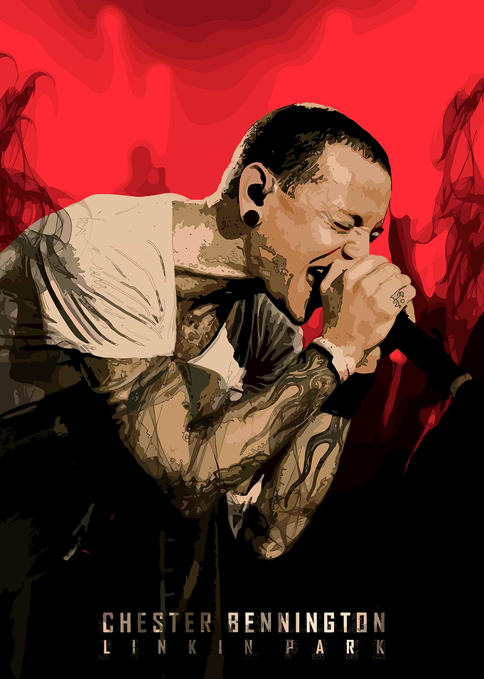 Chester Bennington Linkin Park Portrait