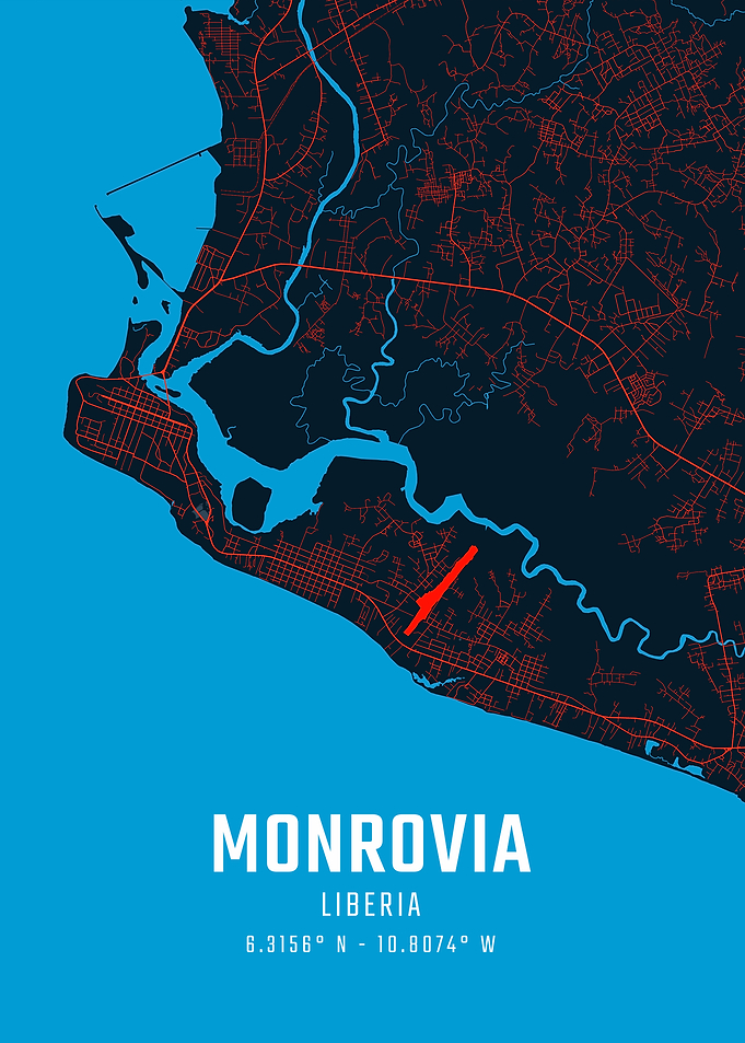 Monrovia, Map Art