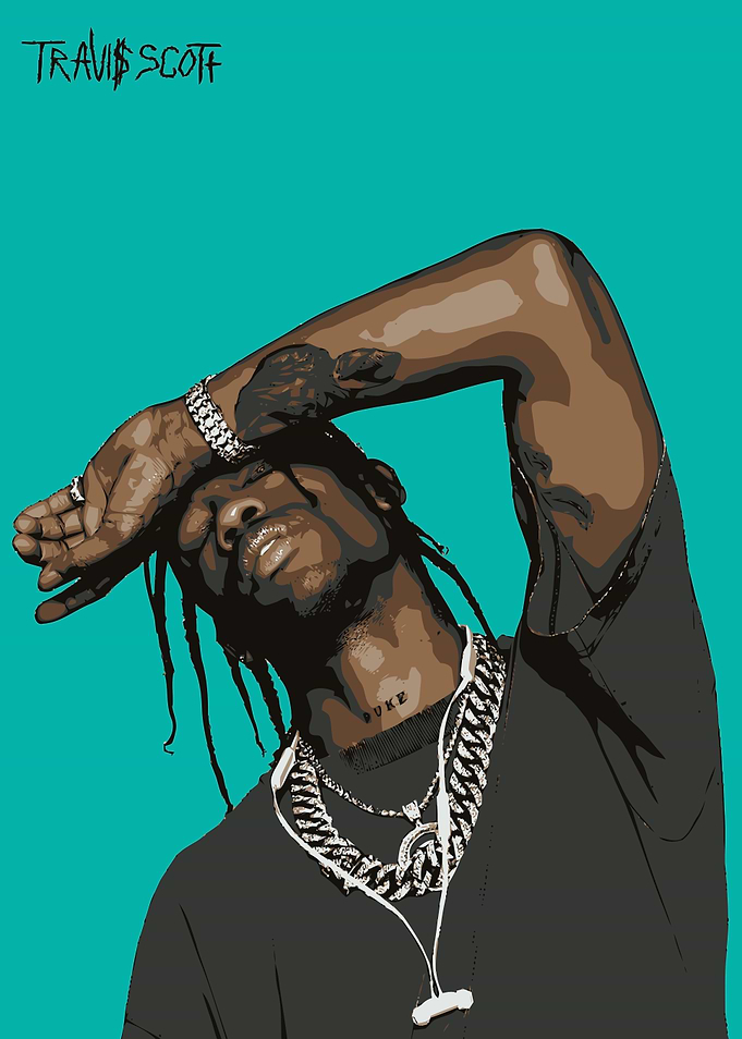 Travis Scott Portrait