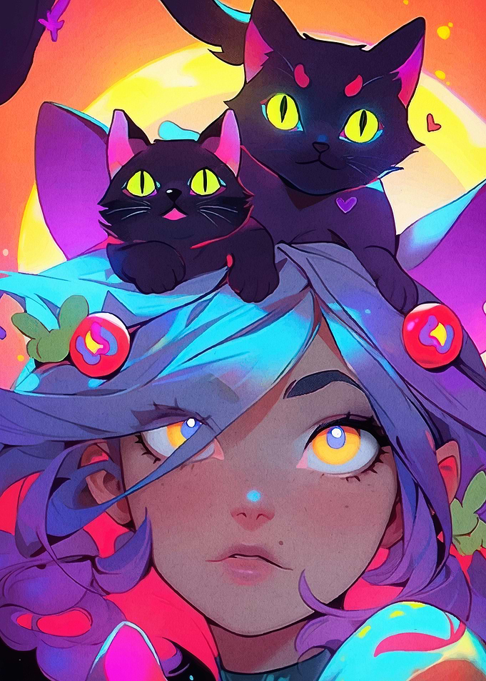 Girl Cats Digital