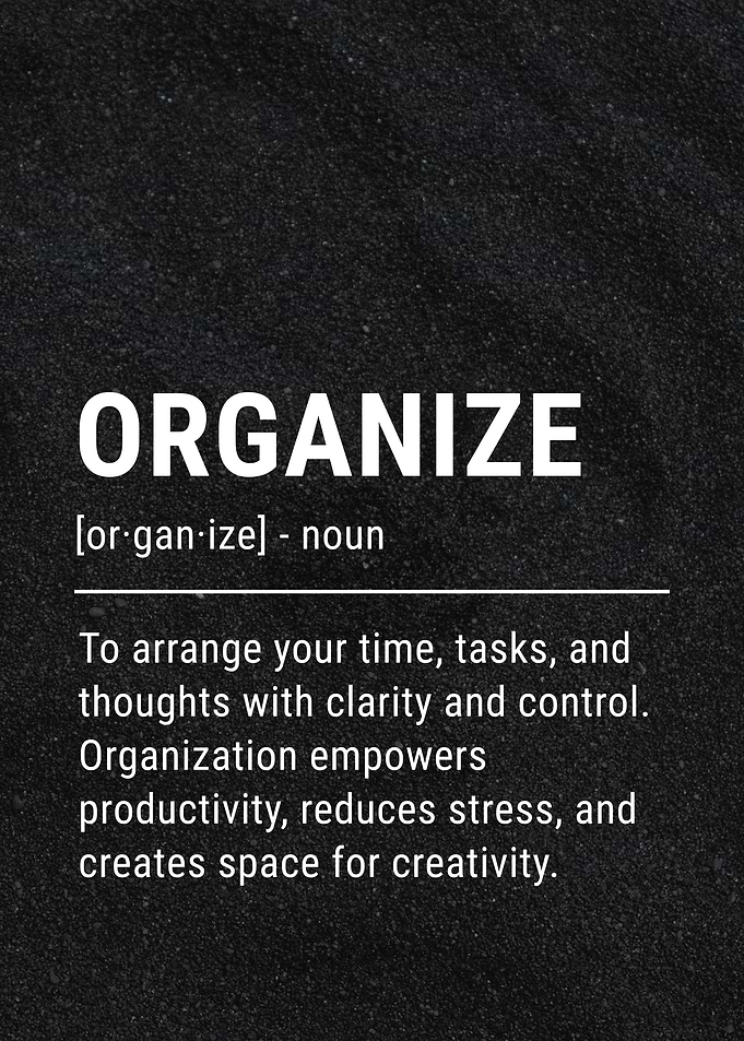 Organize Definition