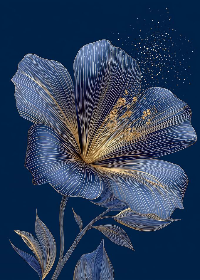 Midnight Blue Hibiscus