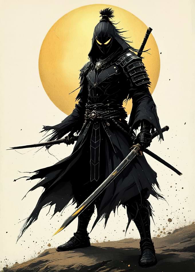 Armored Ninja Swords