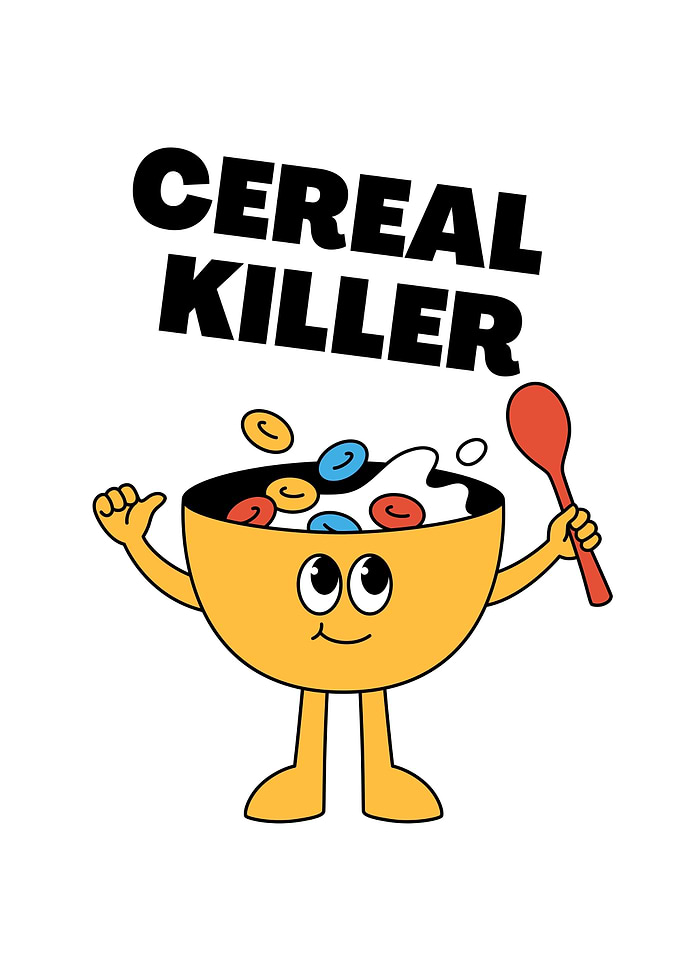 Cereal Killer Cartoon Character