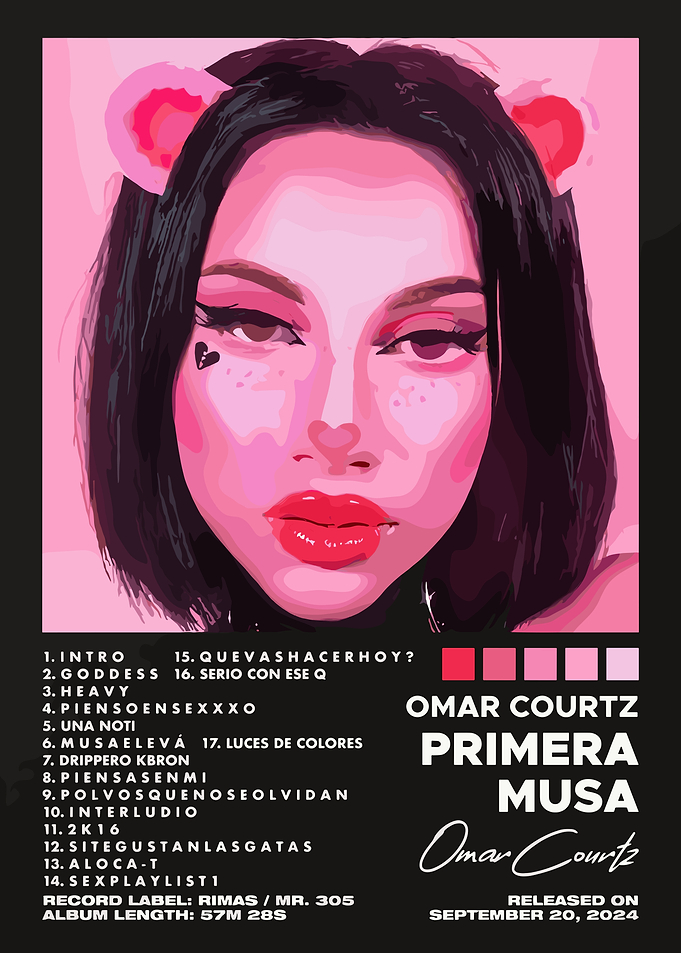 Omar Courtz - Primera Musa Album Cover