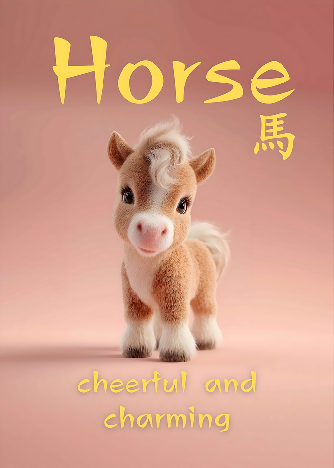 Horse - Chinese Zodiak Sign For Kids
