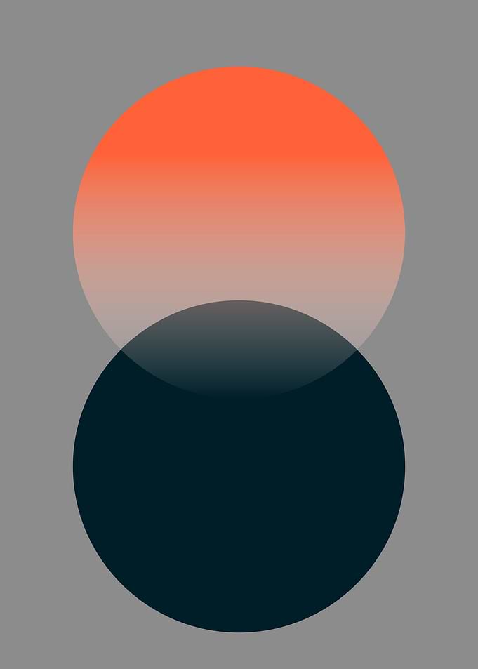 Abstract Circles with Gradient