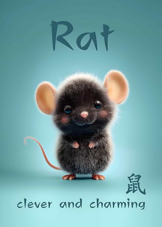 Rat - Chinese Zodiak Sign For Kids