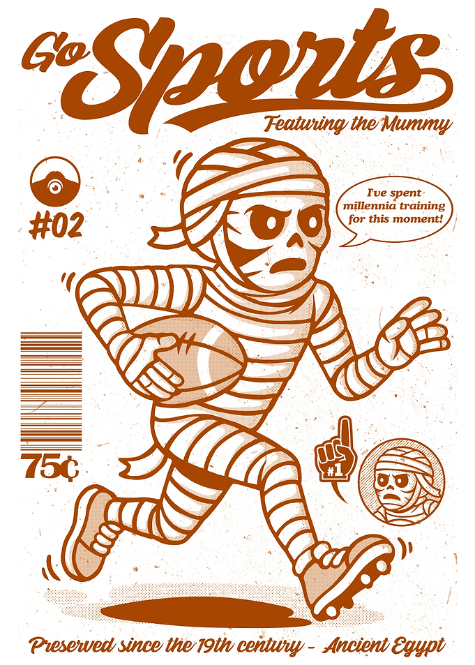 Go Sports: The Mummy's Football Debut