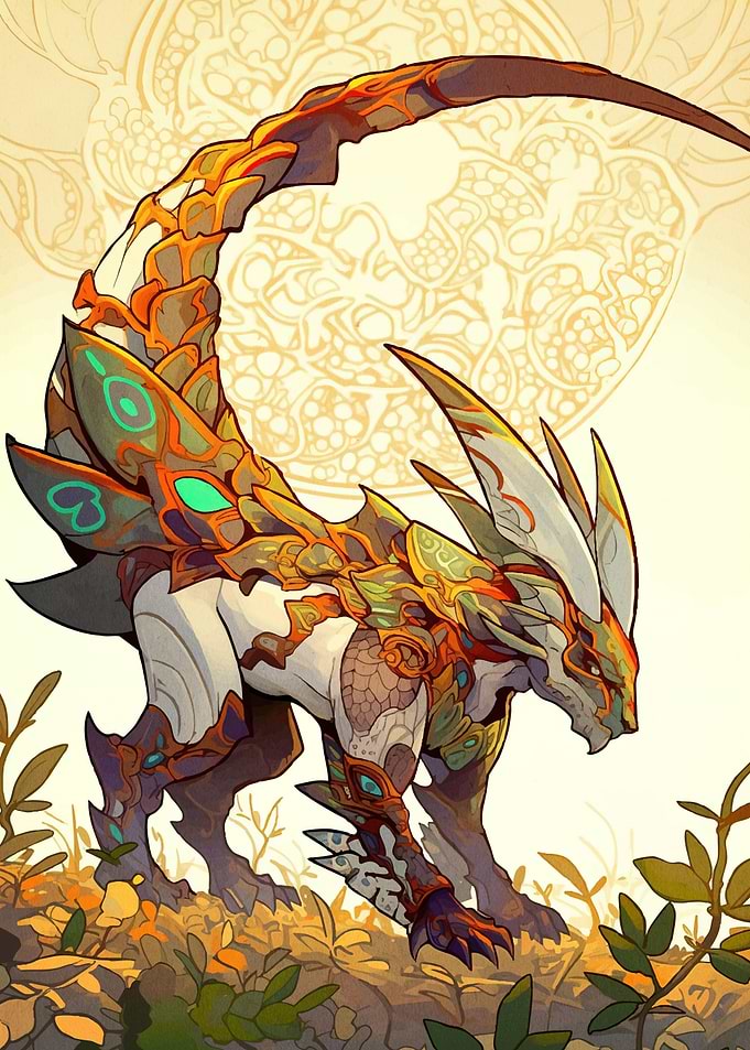 Fantasy Creature Ornate Armor