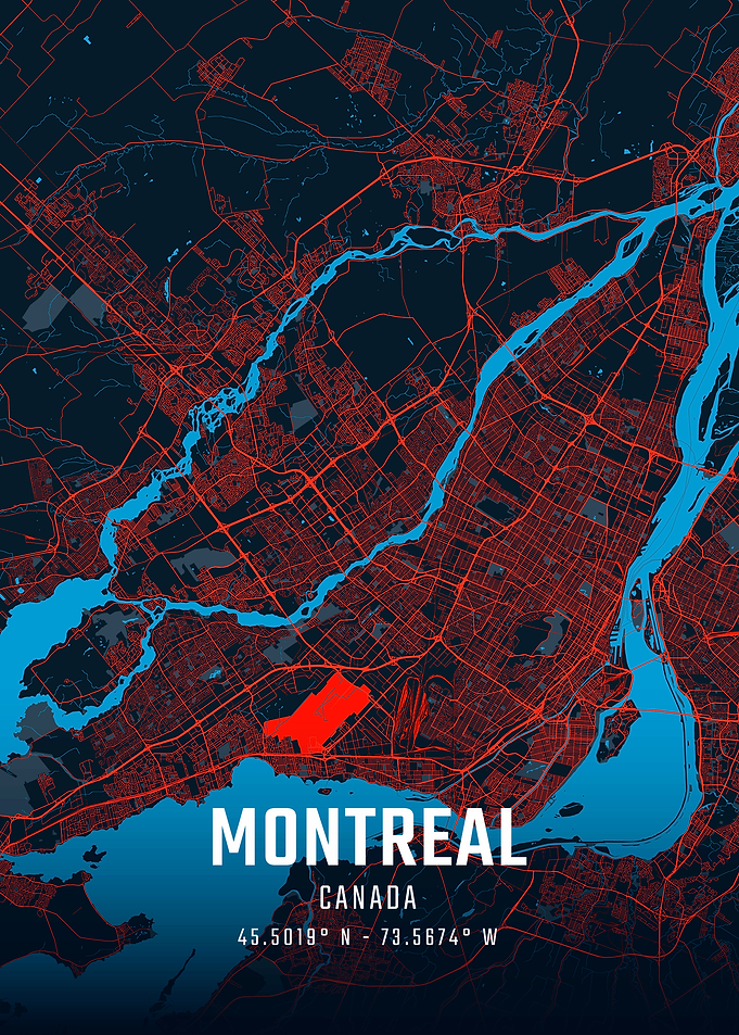 Montreal City Map