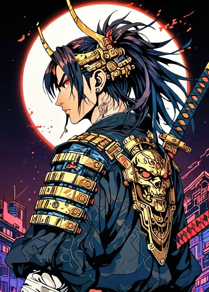 Cyberpunk Samurai