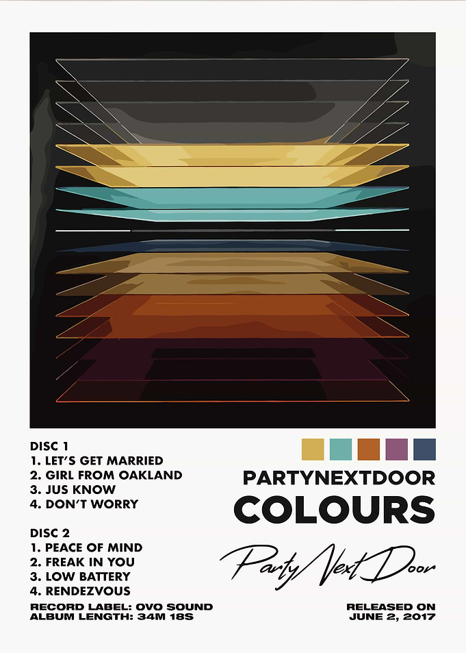 PartyNextDoor Colours Album Cover Art