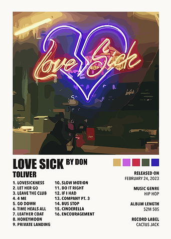 Don Toliver - Love Sick Album Cover