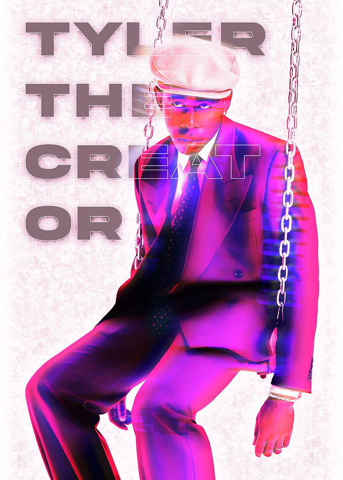 Tyler, the Creator on a Swing
