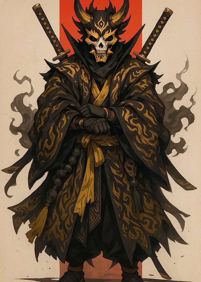 Demon Samurai Warrior Swords