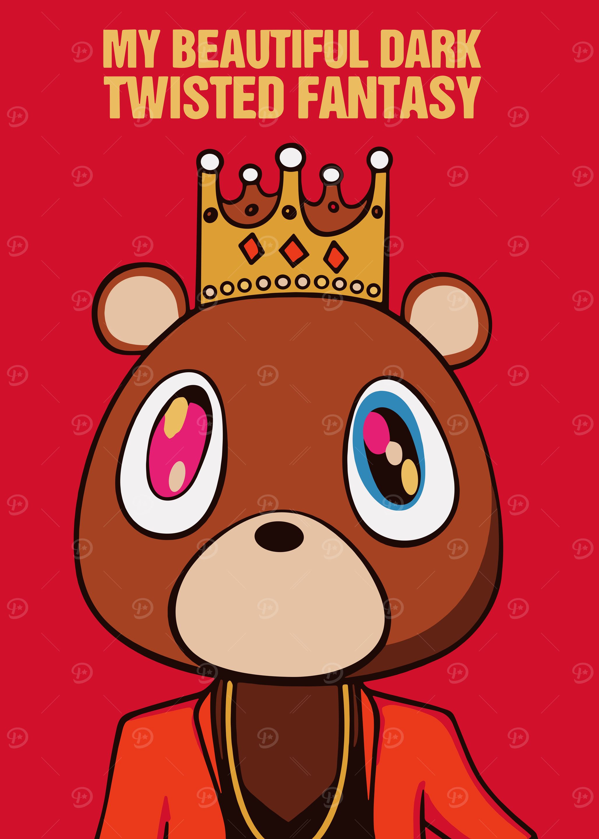 kanye west album My Beautiful Dark Twisted Fantasy Bear