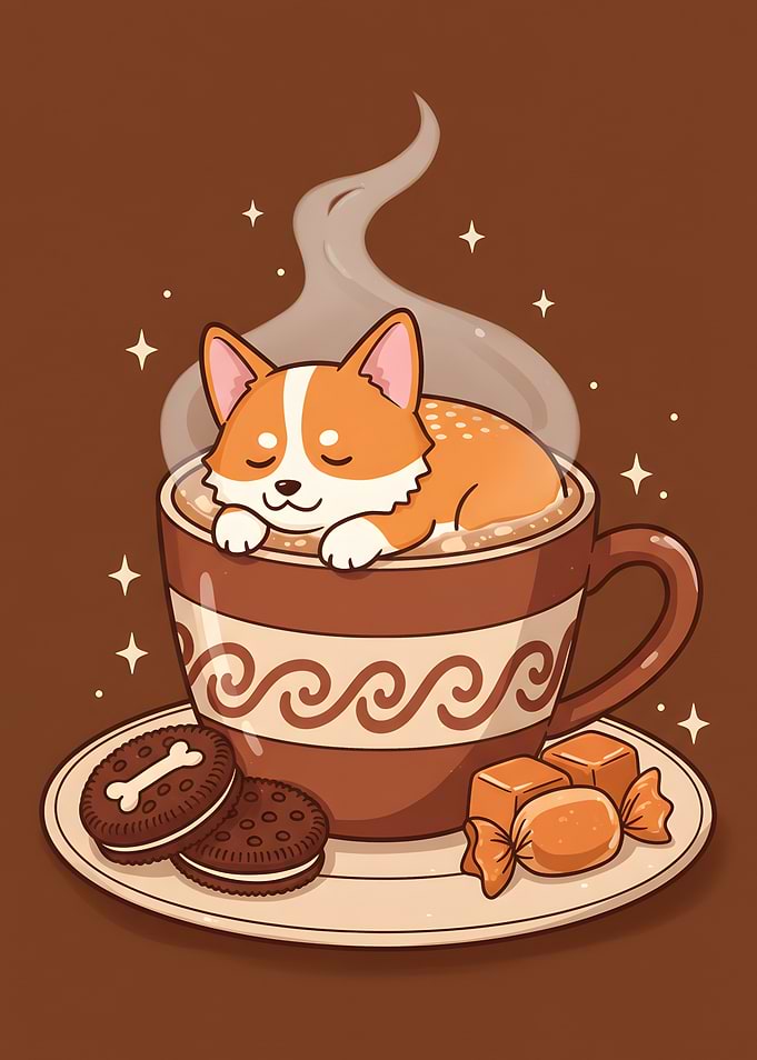 Corgi Cocoa Delight