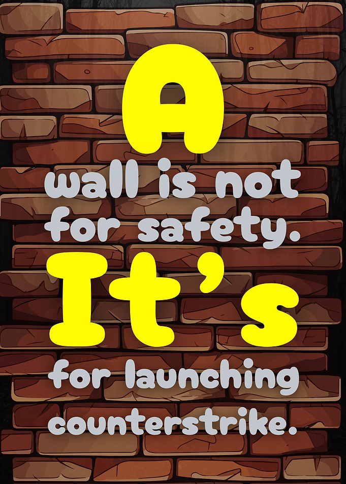 Counterstrike Launching Wall Art