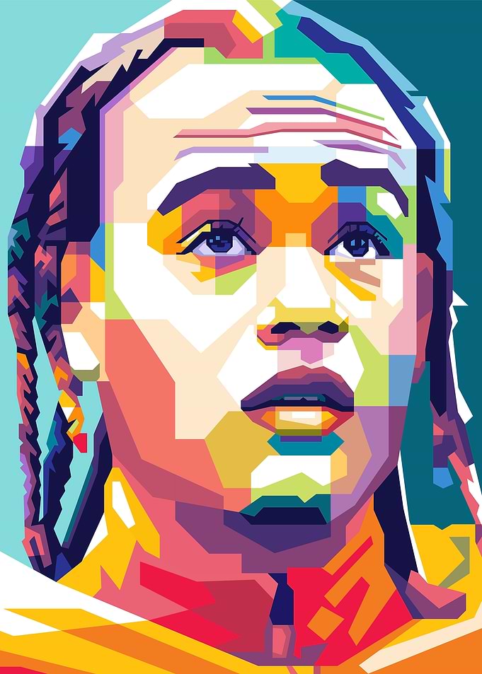 Colorful Portrait of Xavi Simons